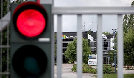 Das jetzt zu Microsoft gehörende frühere Nokia-Werk im südfinnis...
