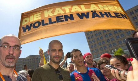 Unterstützer der katalanischen Unabhängigkeit: Pep Guardiola, Tr...