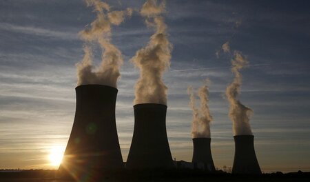 Derzeit werden in Frankreich drei Viertel des Stroms von Atomkra...