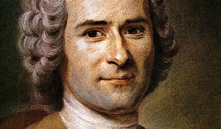 Jean-Jacques Rousseau (1712-1778), undatiertes Gemälde