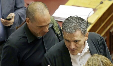 Der ehemalige griechische Finanzminister Gianis Varoufakis (link...