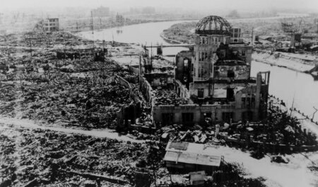 Hiroshima nach dem Atombombenabwurf Hiroshima nach dem Atombombenabwurf
