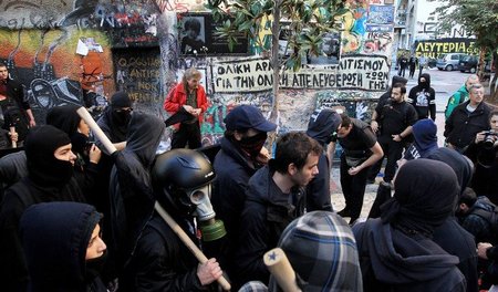 Anarchistische Enklave: Proteste im Athener Stadtteil Exarchia g...