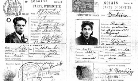 Die falschen Cartes d’Identité (frz. Personalausweise) von Peter...