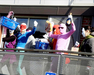 Die Verteilaktion in Hamburg am 28. April 2006