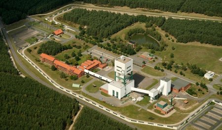 Gelände des geplanten Atommüllendlagers in Gorleben