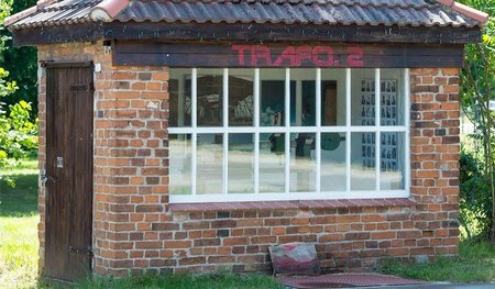 Transformation im Trafohäuschen: Im brandenburgischen Reitwein g...