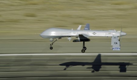Kampfdrohnen wie die vom Typ Predator werden via Ramstein gelenk... Kampfdrohnen wie die vom Typ Predator werden via Ramstein gelenk...
