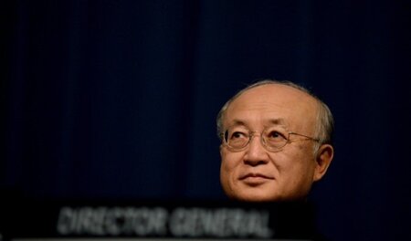 Einer der entscheidenden Köpfe im Atomstreit: IAEA-Chef Yukiya A... Einer der entscheidenden Köpfe im Atomstreit: IAEA-Chef Yukiya A...