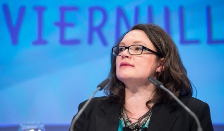 Die schöne neue Beschäftigungswelt erkundet Andrea Nahles in den... Die schöne neue Beschäftigungswelt erkundet Andrea Nahles in den...