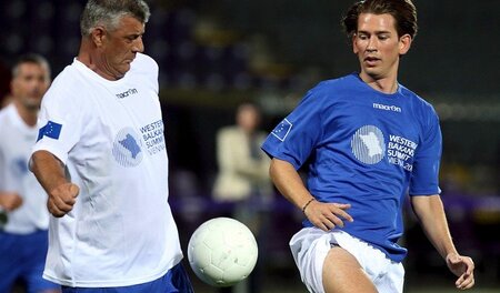 Spielmacher im Zweikampf: Kosovos Mafiachef und Außenminister, H... Spielmacher im Zweikampf: Kosovos Mafiachef und Außenminister, H...