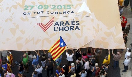 »Es ist soweit«: Katalanen demonstrieren am 4. August im Zentrum...