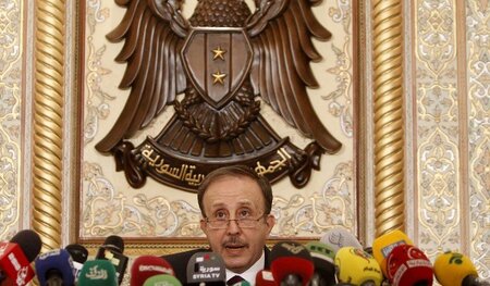 Syriens Parlamentspräsident Mohammed Al-Laham (Damaskus, 4. Juni...