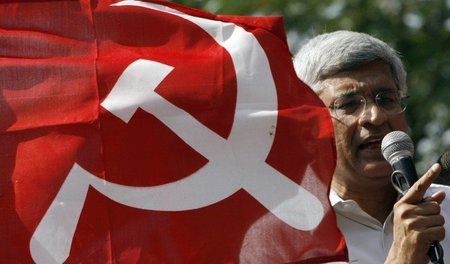 Prakash Karat von der KPI (Marxistisch) (Neu-Dehli, 18. Septembe...
