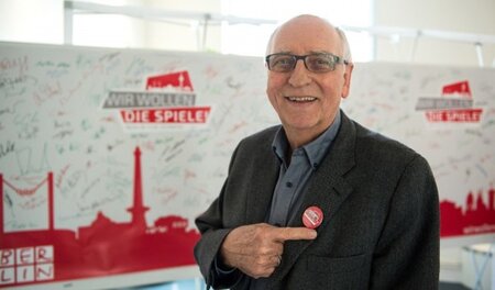 Keine Angst, der will nur spielen: LSB-Präsident Klaus Böger Keine Angst, der will nur spielen: LSB-Präsident Klaus Böger