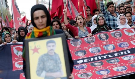 Proteste in Istanbul gegen die türkische Regierung (20. Juli 201...