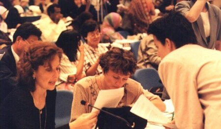 Aufbruchstimmung in Peking, September 1995