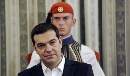 Neuer alter Regierungschef: Alexis Tsipras am Mittwoch bei seine...