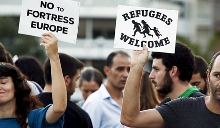 Nein zur Festung Europa: Proteste in Athen, 12. September 2015