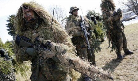 Die Bundeswehr stellt das Führungskontingent der NATO-Eingreiftr...