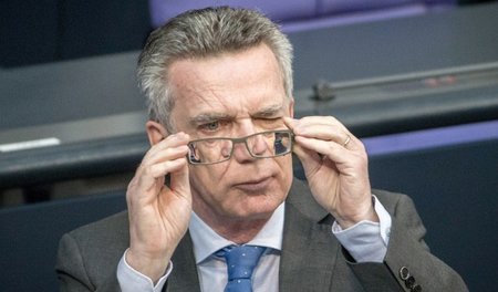 Flüchtlinge auf dem Kieker: Innenminister Thomas de Maizière (CD...