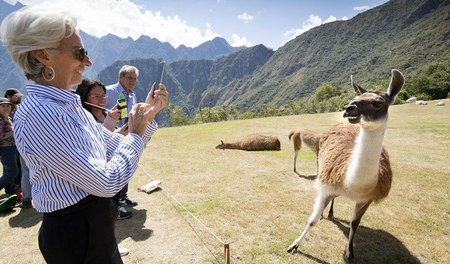 Viel Stress, aber auch Zeit für das Land: EZB-Chefin Christine L...