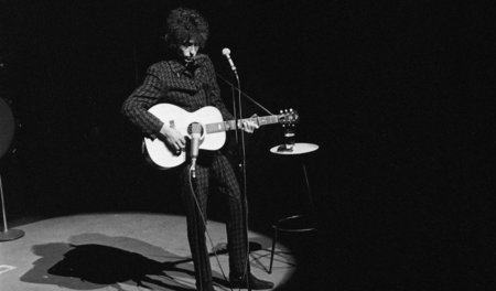 Bob Dylan feierte seinen 25. Geburtstag beim Auftritt im Olympia...