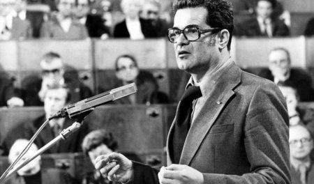 »Koni« oder auch »Konrad Friedrichowitsch« Wolf 1977 in Berlin, ...