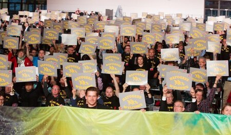 Die IG-Metall-Delegierten haben am Dienstag nicht nur einen neue...