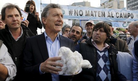 Soll auch von Sklavenarbeit profitieren: Mauricio Macri von der ... Soll auch von Sklavenarbeit profitieren: Mauricio Macri von der ...