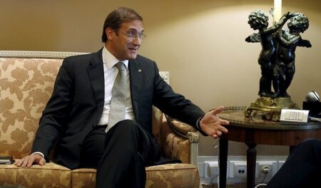 Alter und neuer Premierminister Portugals: Pedro Passos Coelho Alter und neuer Premierminister Portugals: Pedro Passos Coelho