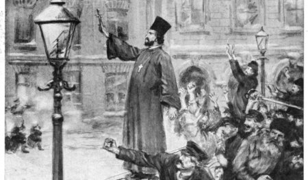 22. Januar 1905, der »Blutsonntag« in St. Petersburg: Zehntausen...