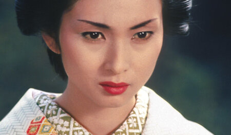 Meiko Kaji, die die titelgebende „Lady Snowblood“ verkörpert, wa...