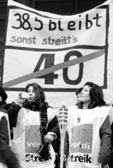 Streikauftakt in Stuttgart