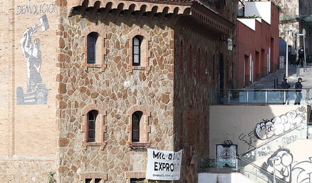 Die besetzte »Kasa de la Muntanya« in Barcelona wurde schon im D...