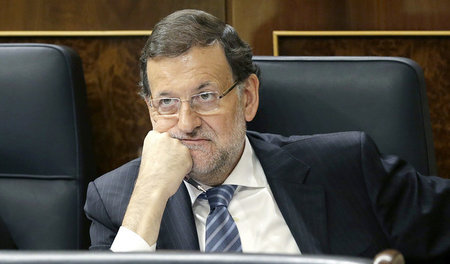 Spaniens Ministerpräsident Mariano Rajoy lässt seinen Vater im R... Spaniens Ministerpräsident Mariano Rajoy lässt seinen Vater im R...