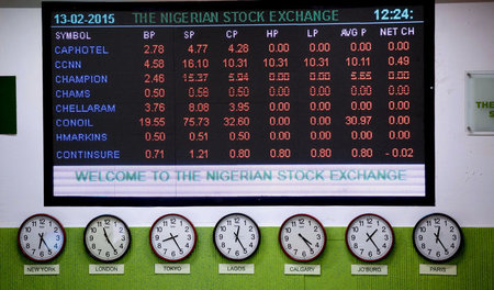 Börse in Lagos: Die Wirtschaftsentwicklung Afrikas lockt viele S...