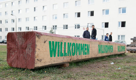 Willkommensbarriere. Im Erstaufnahmelager Suhl sollen katastroph... Willkommensbarriere. Im Erstaufnahmelager Suhl sollen katastroph...