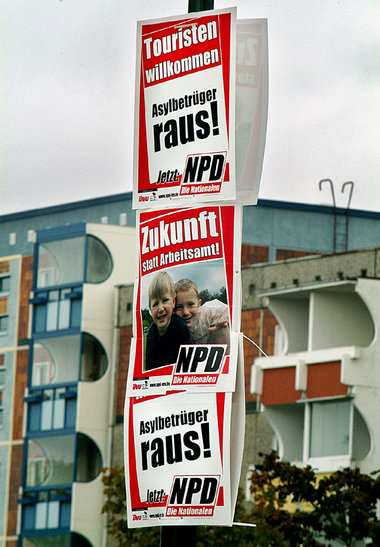 Landtagswahlkampf in Rostock im September 2006