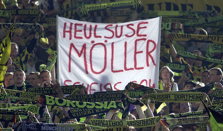 Möller hat fast überall Anhänger. Wie ihn die französischen Fans... Möller hat fast überall Anhänger. Wie ihn die französischen Fans...