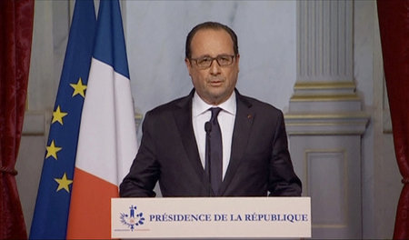 Frankreichs Präsident Hollande erklärt den Ausnahmezustand (13. ...