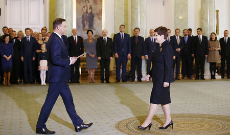 Offizieller Beginn des Richtungswechsels: Polens Präsident Andrz...