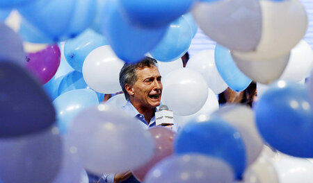 Argentiniens künftiger Präsident Mauricio Macri
