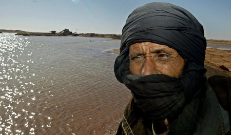 Überflutet, zerstört: Nach den Regenfällen in den westsahrauisch...