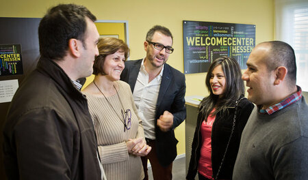 »Welcomecenter« der Agentur für Arbeit in Frankfurt am Main – wa... »Welcomecenter« der Agentur für Arbeit in Frankfurt am Main – wa...