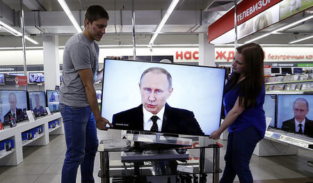 Vom Volk getragen: Die Jahresbotschaft Putins läuft am Donnersta...