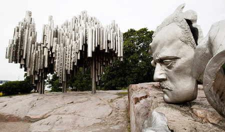 Ausdruck des finnischen Patriotismus: Das Sibelius-Denkmal im Si...
