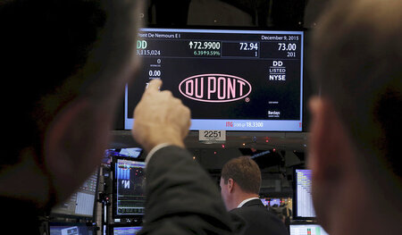 Die Aktie von Dupont befand sich am Mittwoch an der New York Sto...