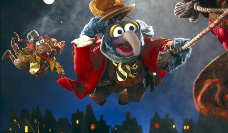Gonzo und Ratte Rizzo scheuen keine Gefahr, um die Weihnachtsges...