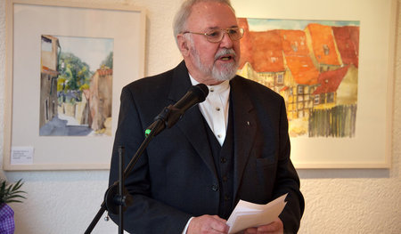Peter Michel am Donnerstag bei seiner Erwiderung
